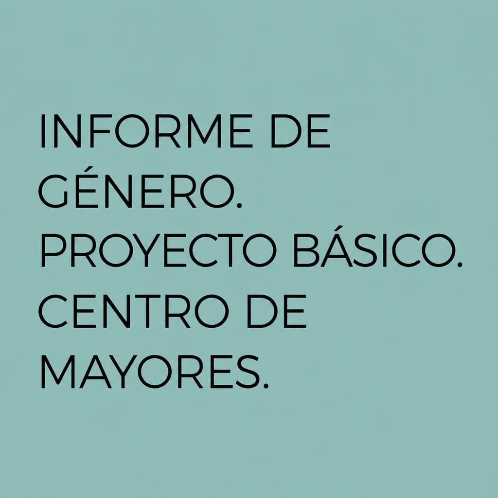 Informe de género Proyecto Insular. Instituto de Atención Social y Sociosanitaria IAS.
Ingenio, Gran Canaria.
